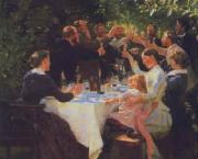 Peter Severin Kroyer Hip Hip Hooray painting